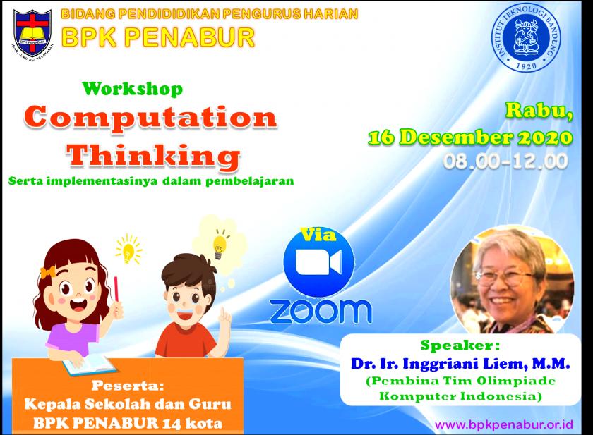 Computational Thinking - Teachers’ Workshop
